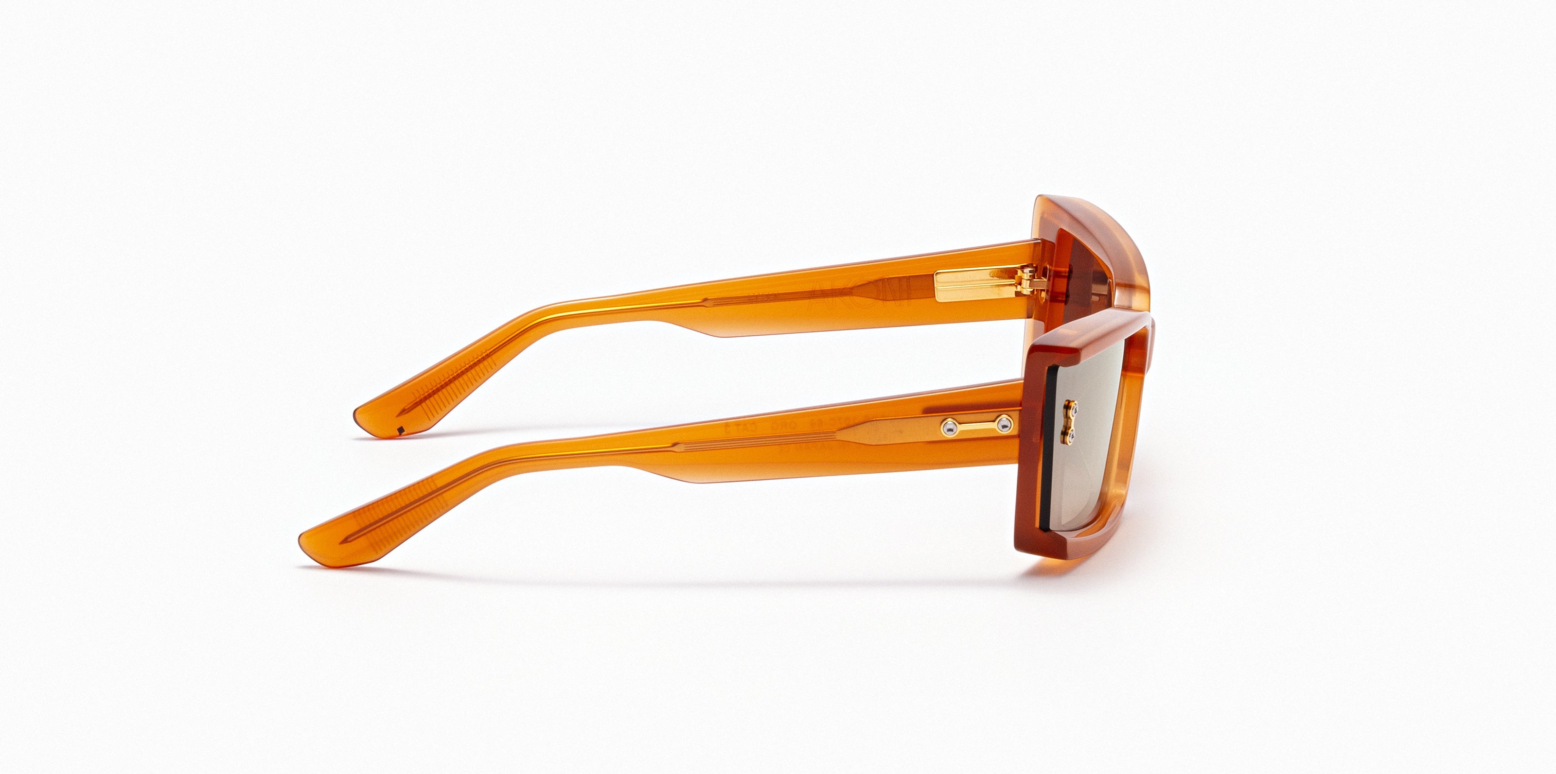 Akoni Etere Lynx occhiali da sole Cloudy Orange cat-eye