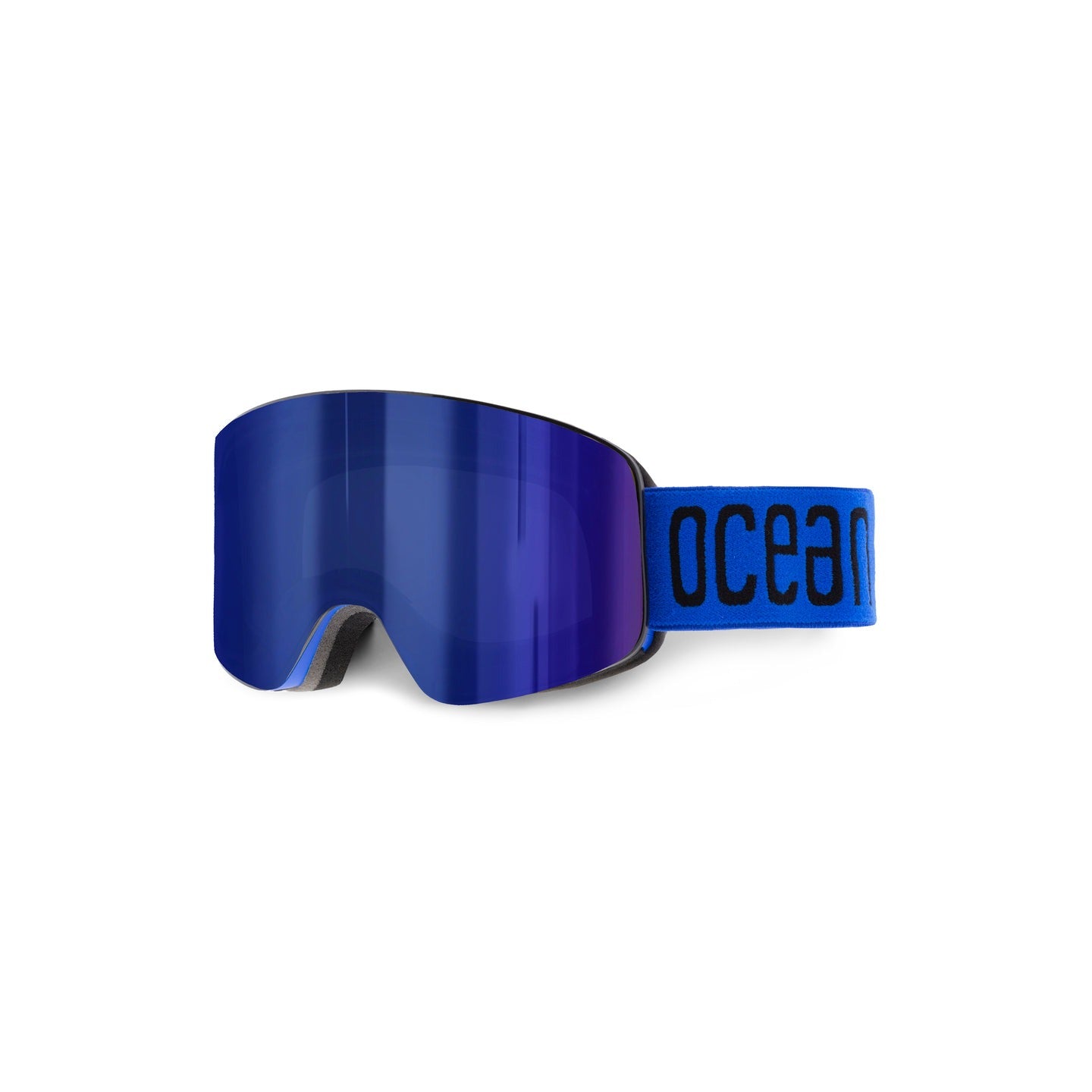 Ocean Etna maschera da sci nera lente smoke