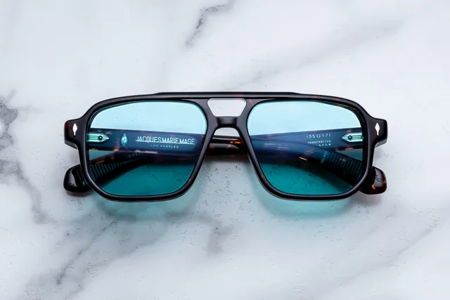 Jacques Marie Mage Evans H24-Aegen occhiali da sole blu