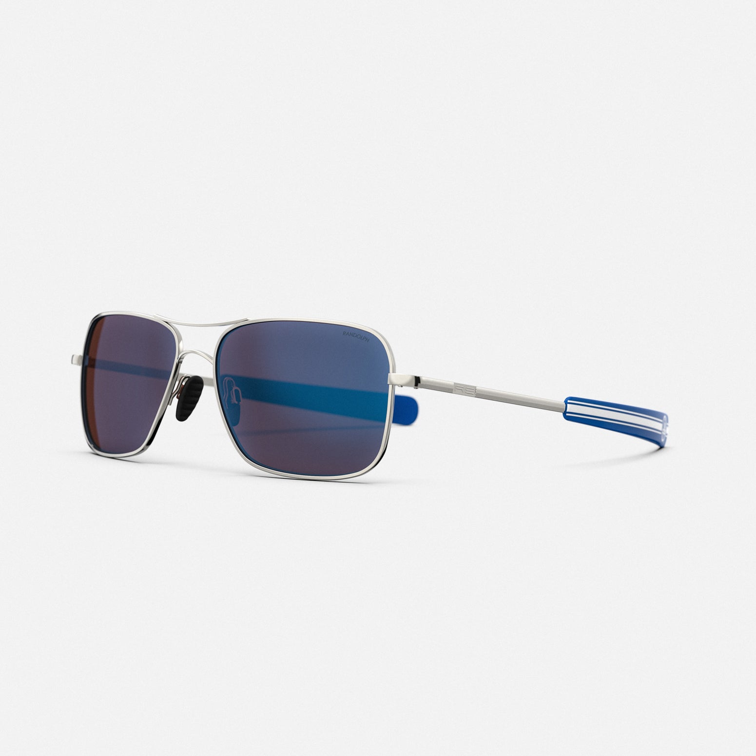 Randolph Shelby Archer Gunmetal occhiali da sole blu
