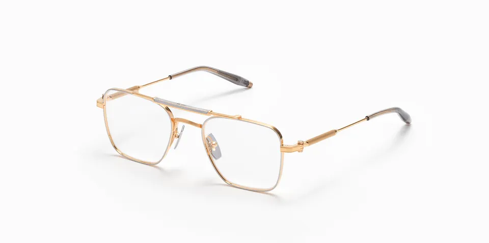 Akoni Europa Rx occhiali da vista Brushed Gold misura 50