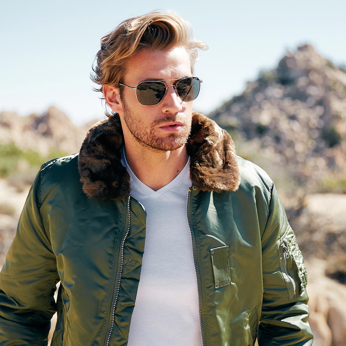 Randolph Aviator Gunmetal occhiali da sole AGX polarizzati