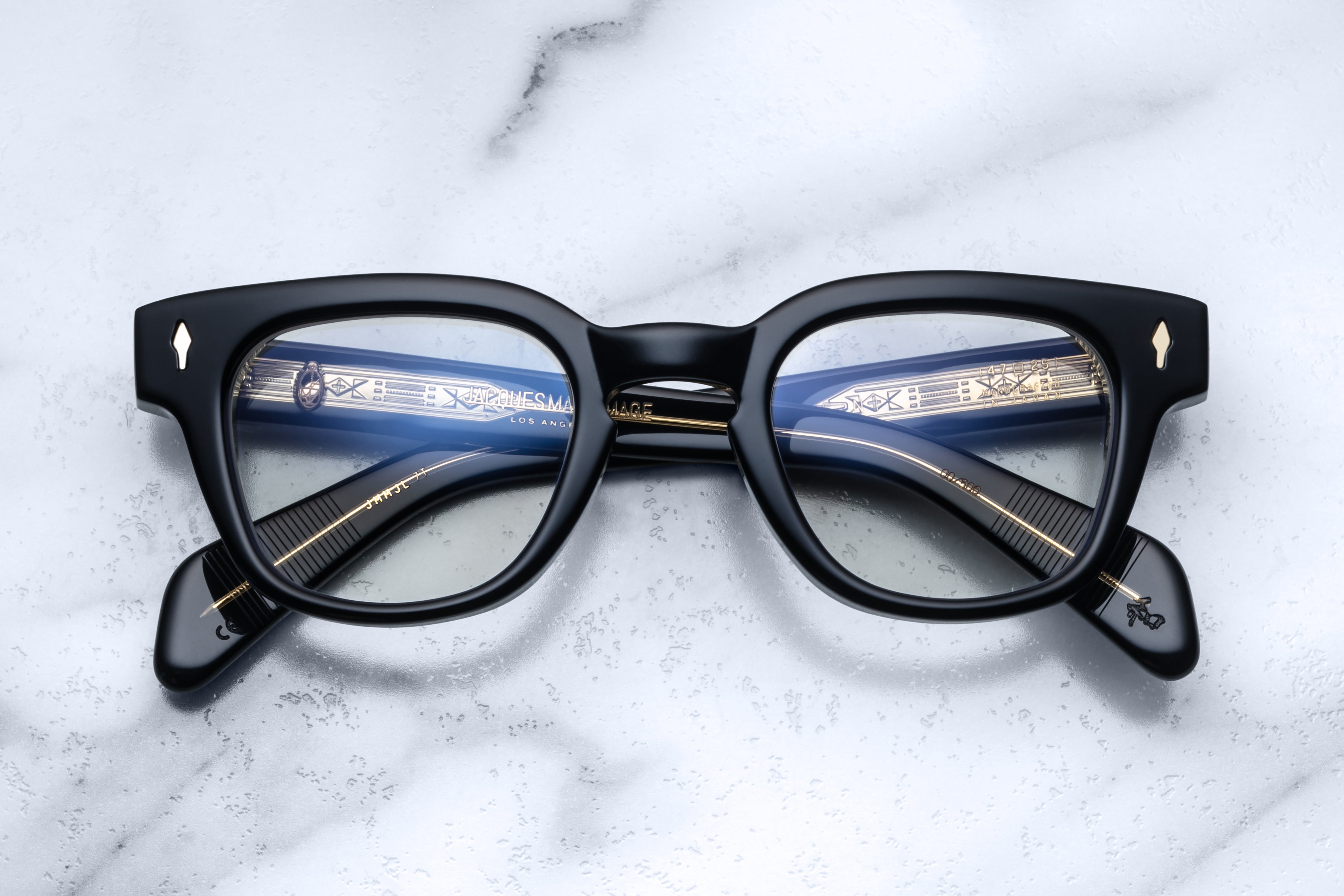 Jacques Marie Mage Julien occhiali da vista H13 Honeycomb bronze