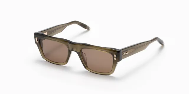 Akoni Horizon Leo occhiali da sole verde acetato