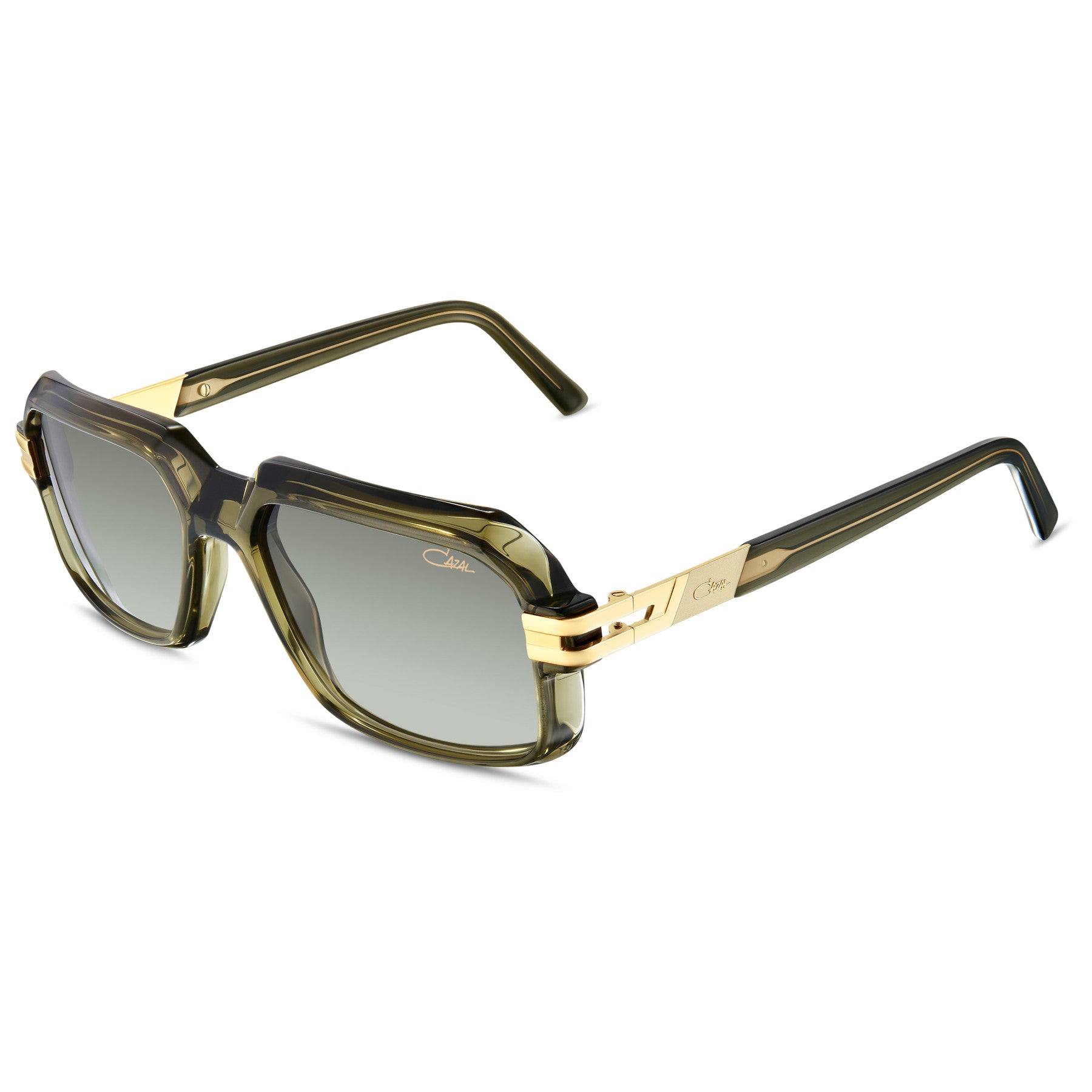 Cazal 6037/3 occhiali da sole kaki-oro uomo