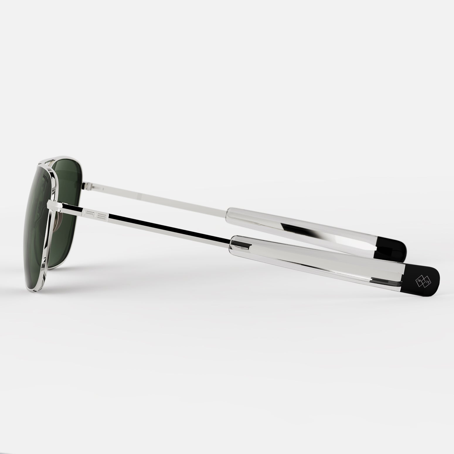 Randolph Aviator 23k White Gold AGX occhiali da sole 55mm