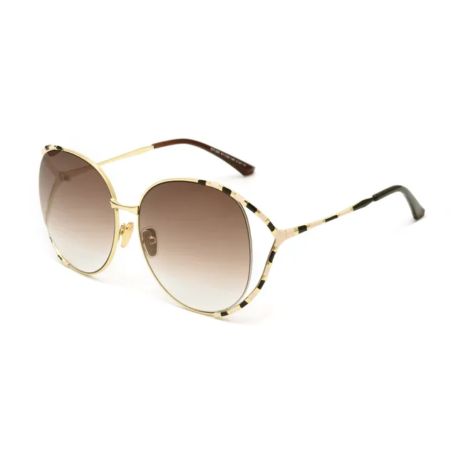 Glindar Oversize occhiali da sole donna sfumati UV400