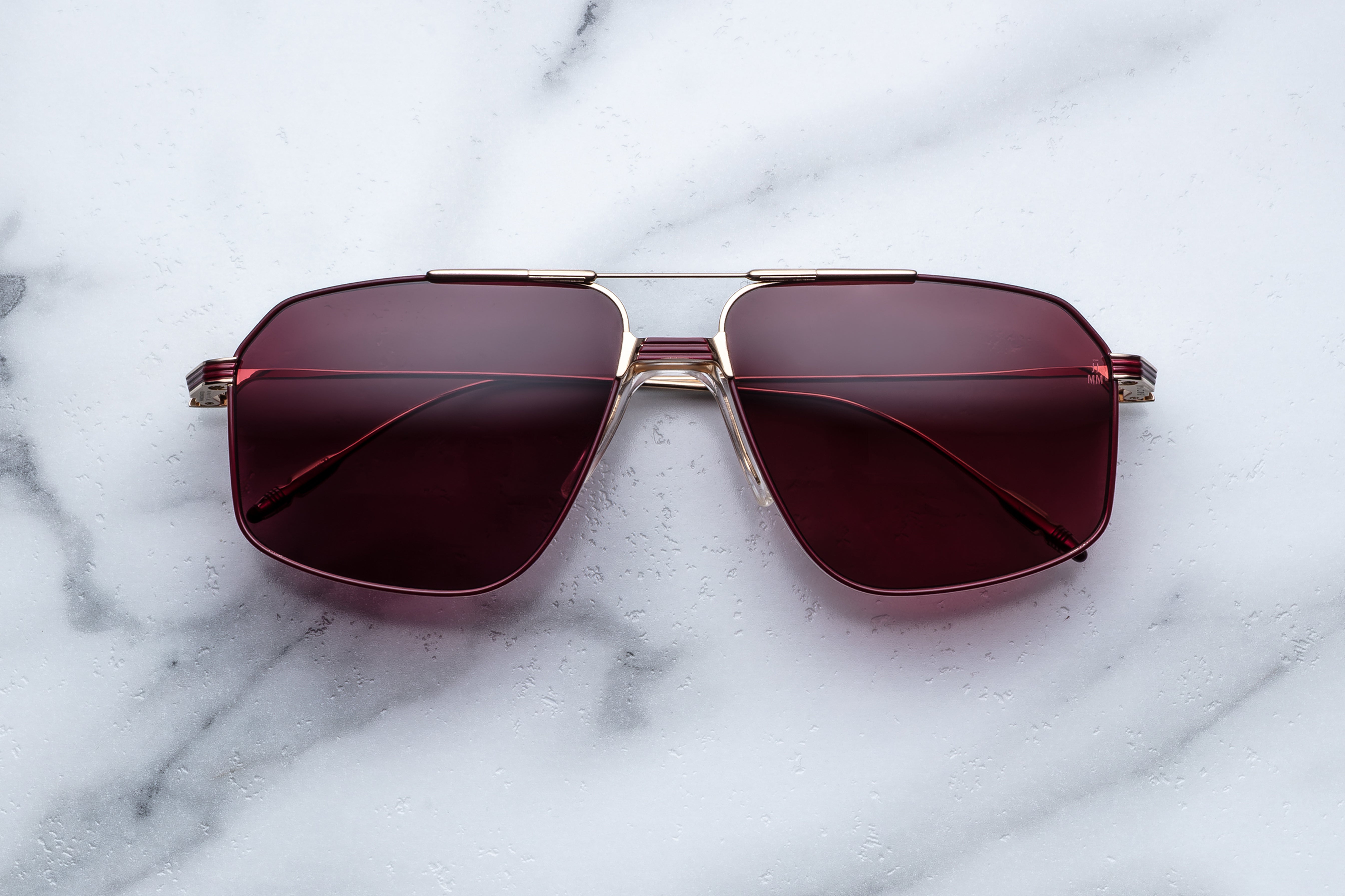 Jacques Marie Mage Jagger occhiali da sole L6-Cypress protezione UV