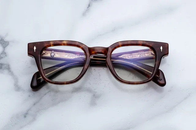Jacques Marie Mage Julien occhiali da vista H13 Honeycomb bronze
