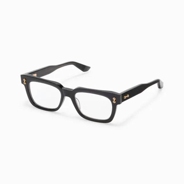 Akoni Etere Luna-Two occhiali da vista Crystal Black acetato