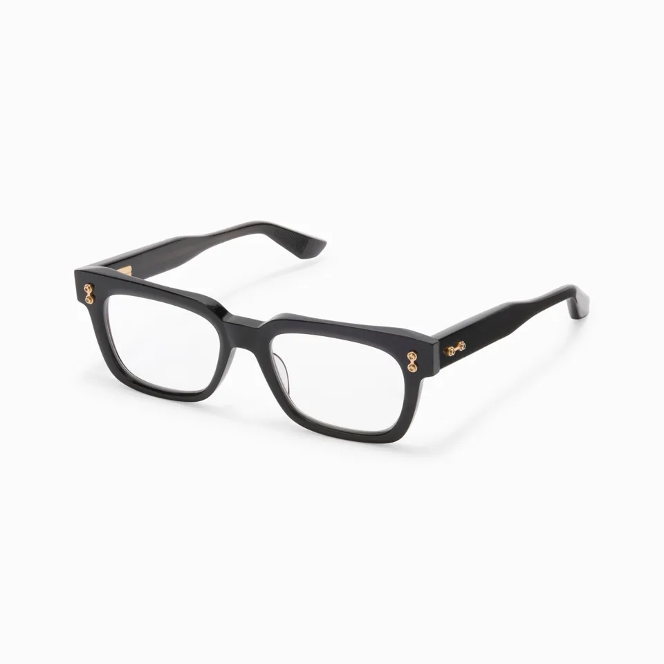 Akoni Etere Luna-Two occhiali da vista Crystal Black acetato