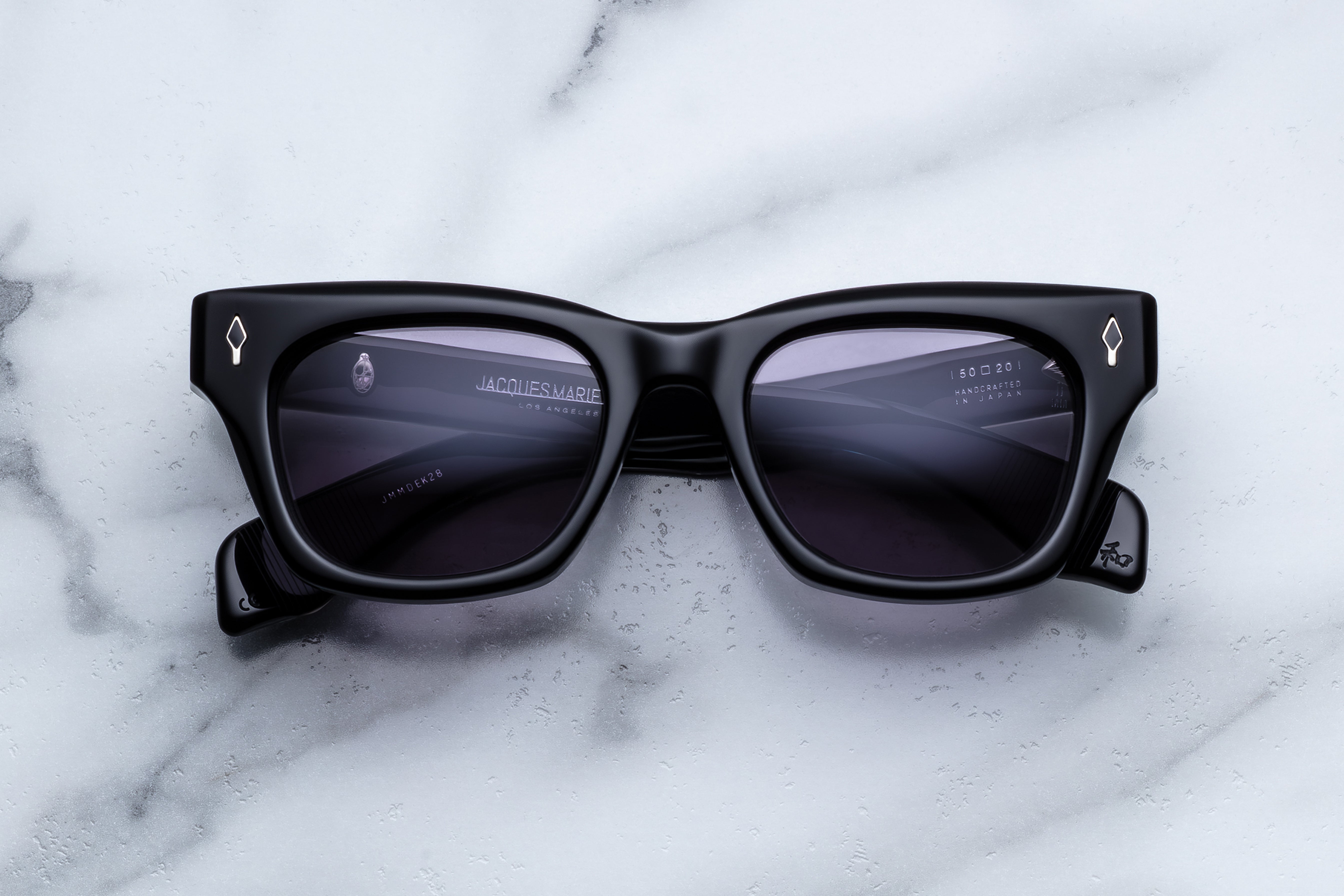 Jacques Marie Mage Dealan Epoxy II occhiali da sole Cassis Ruby