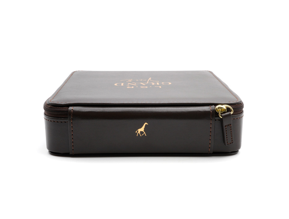 L.G.R Reunion Travel Case Grand Tour custodia 3 montature marrone