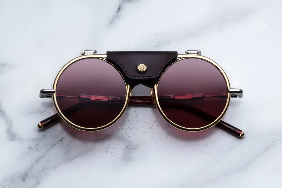 Jacques Marie Mage RMFC Glacier occhiali sole 40-Gold CR39