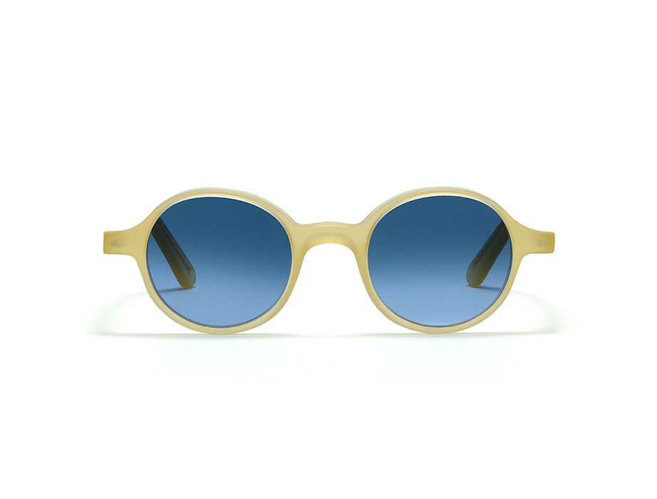 L.G.R Reunion occhiali da sole sfumati Honey Matt 20 blu