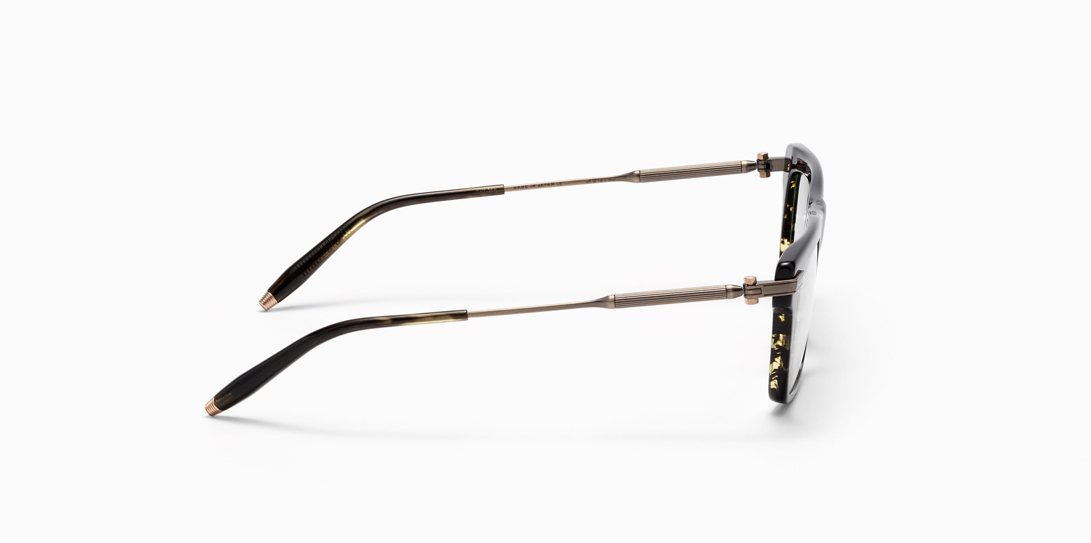 Akoni Etere Arc occhiali da vista Dark Tortoise titanio