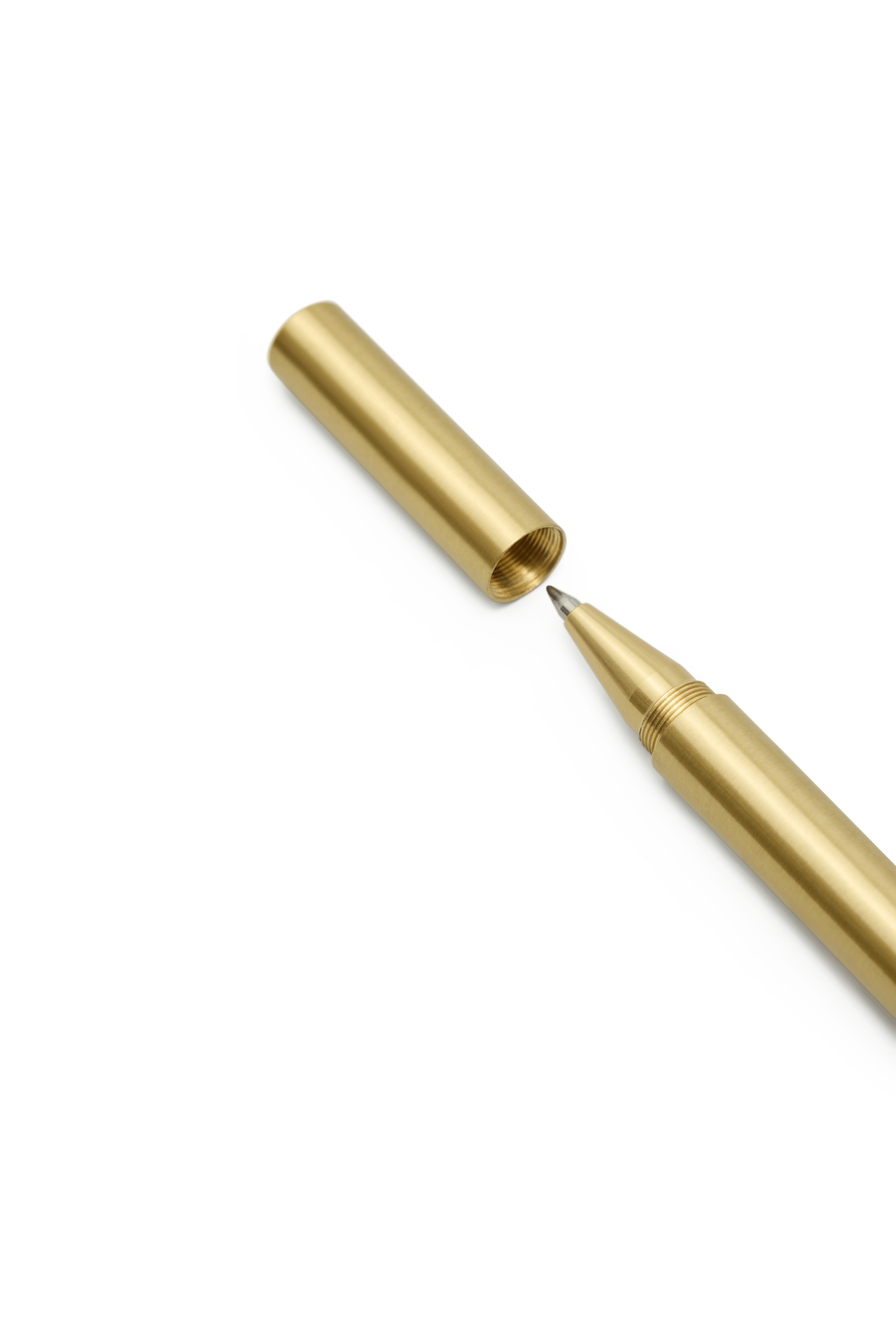 Lunetterie Générale Brass Pen penna ottone opaco