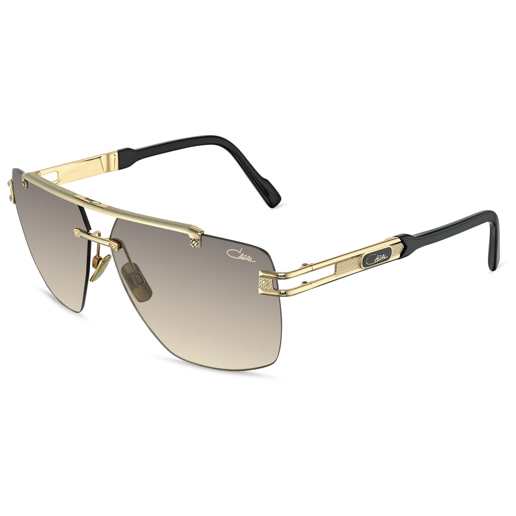 Cazal MOD 9107 occhiali da sole uomo 001 black-gold