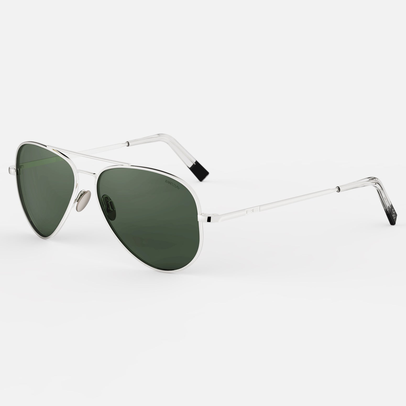Randolph Concorde occhiali da sole oro bianco 57mm polarizzati