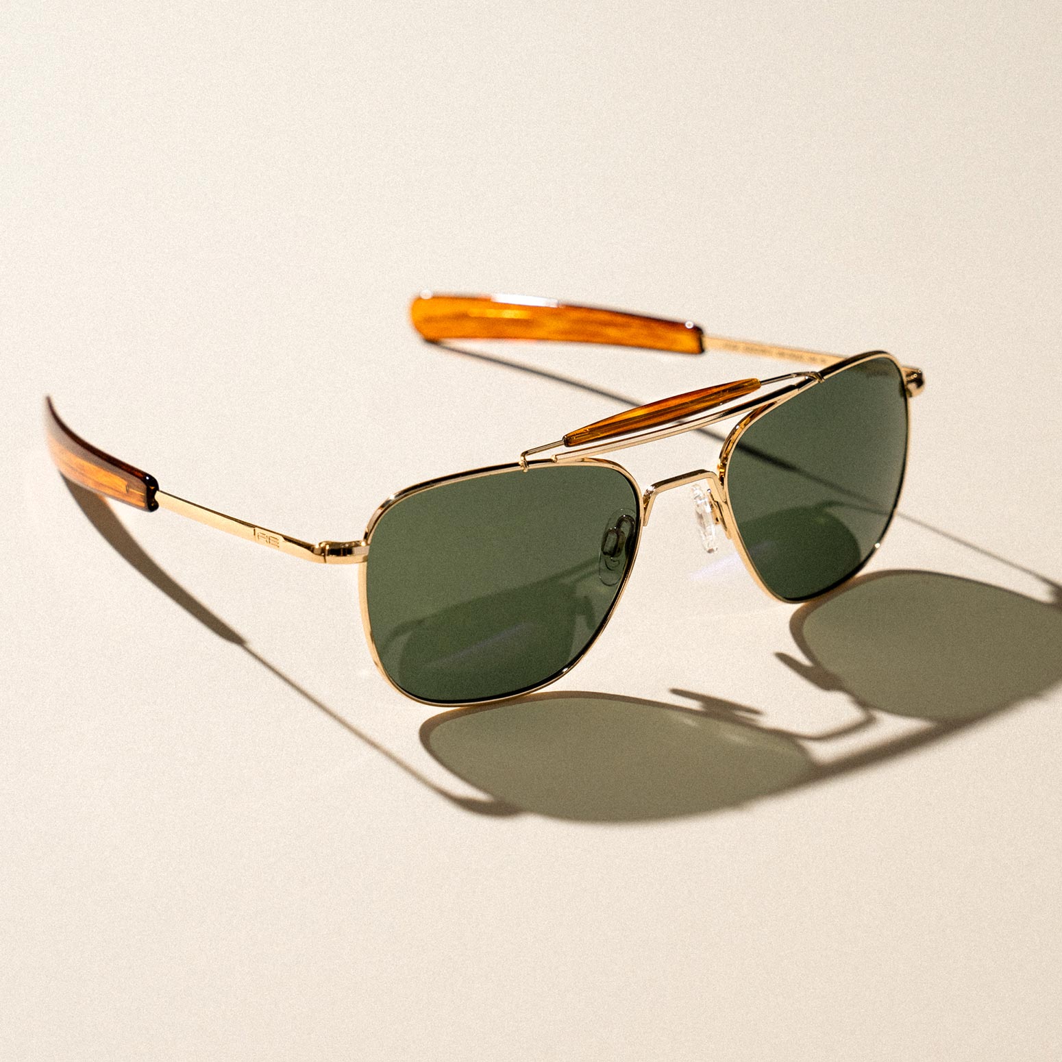 Randolph Aviator II 23k Gold AGX occhiali da sole 55mm