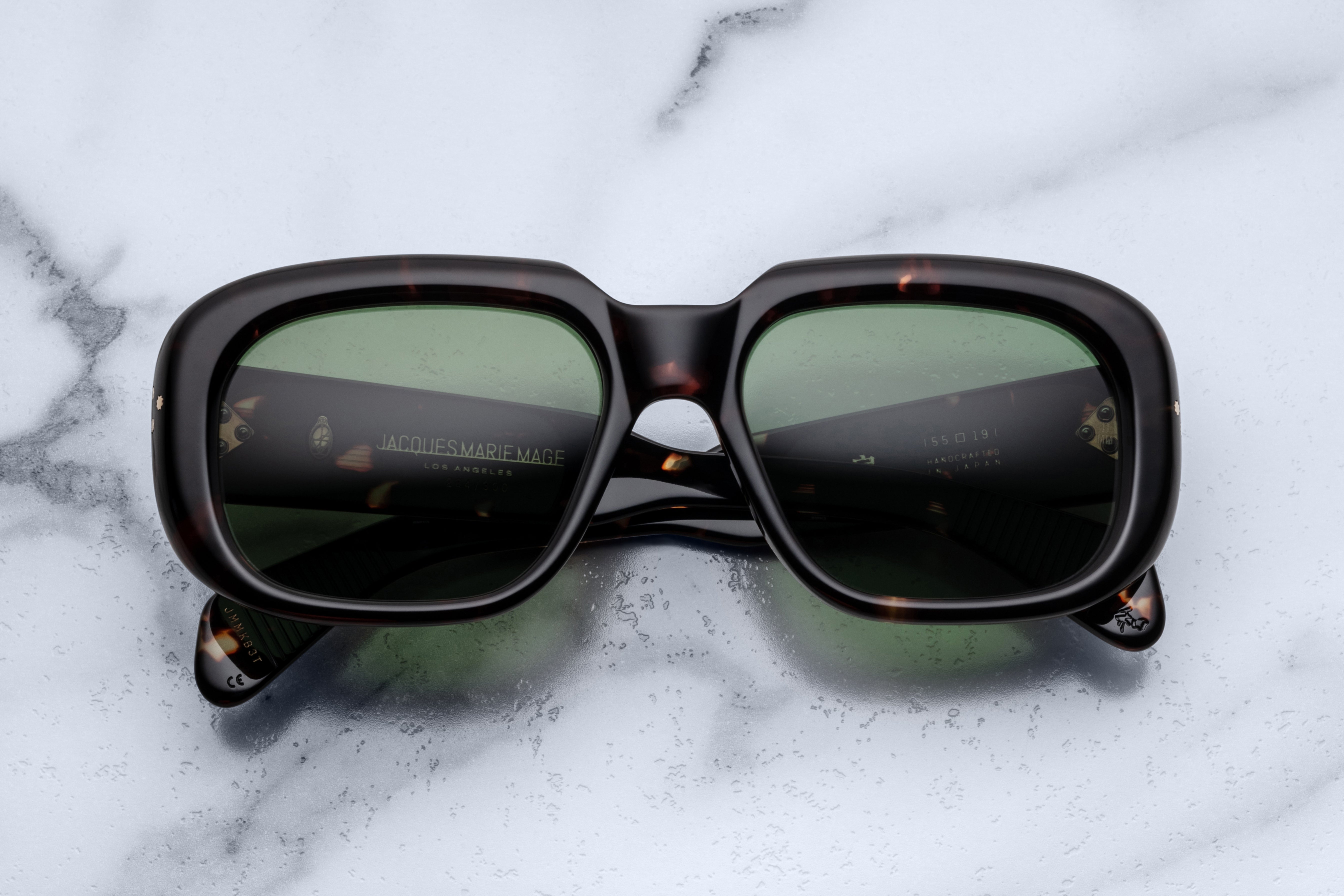 Jacques Marie Mage Kobo occhiali da sole 28 Burlwood