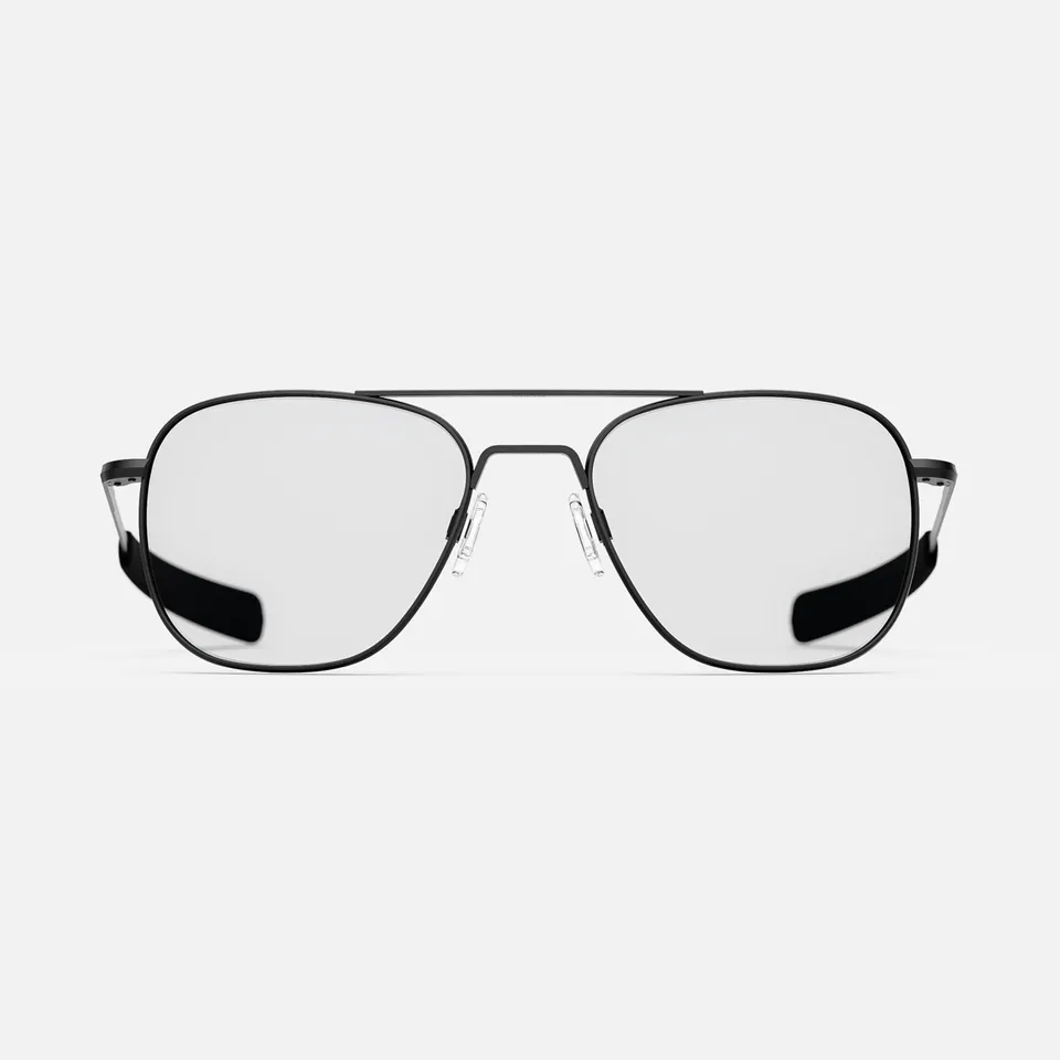 Randolph Aviator occhiali da vista Matte Black Clear