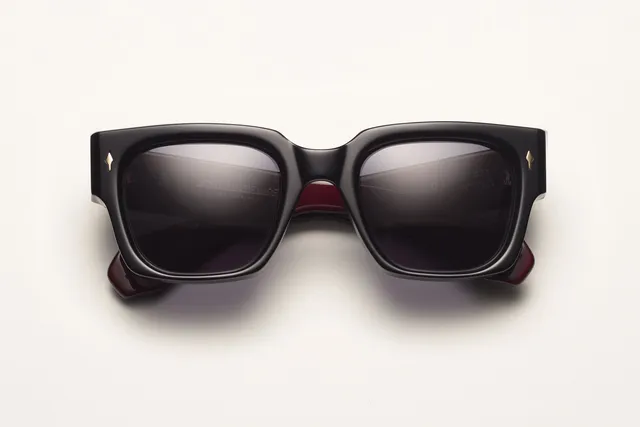 Jacques Marie Mage Enzo occhiali da sole Bloodstone UV