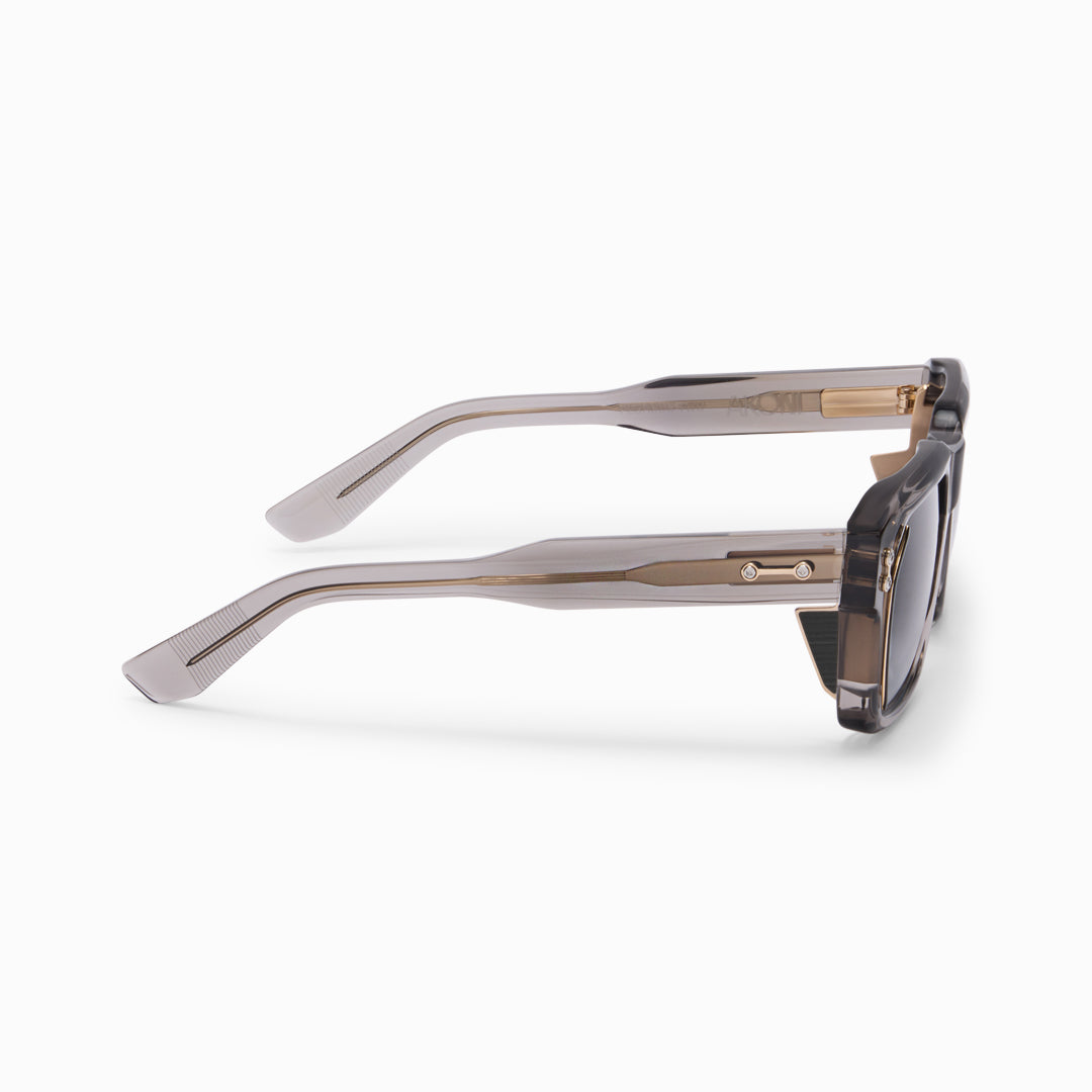 Akoni Horizon Pegasus-Two occhiali da sole Crystal Grey titanio