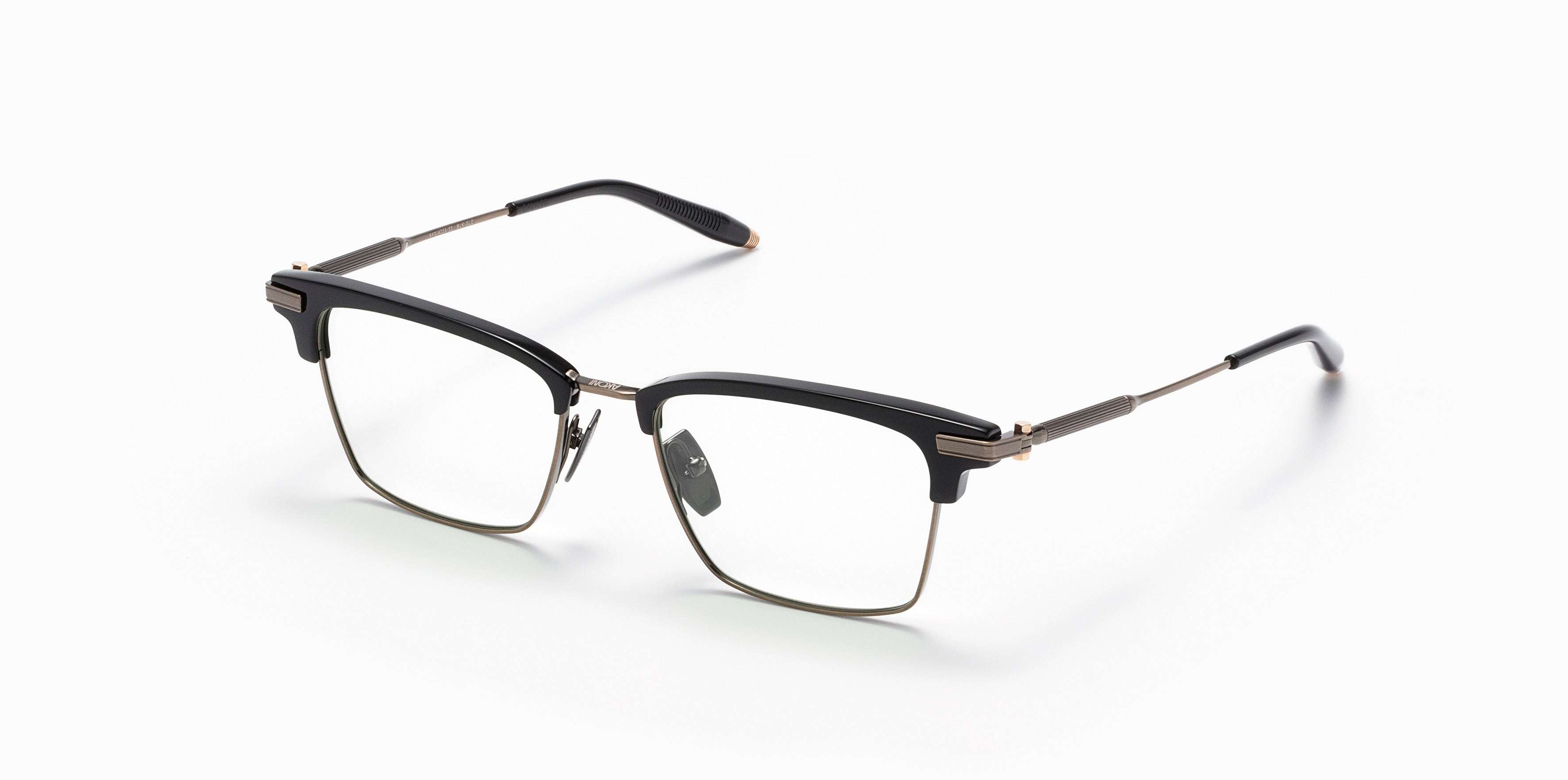 Akoni Galileo occhiali da vista nero opaco 52 browline