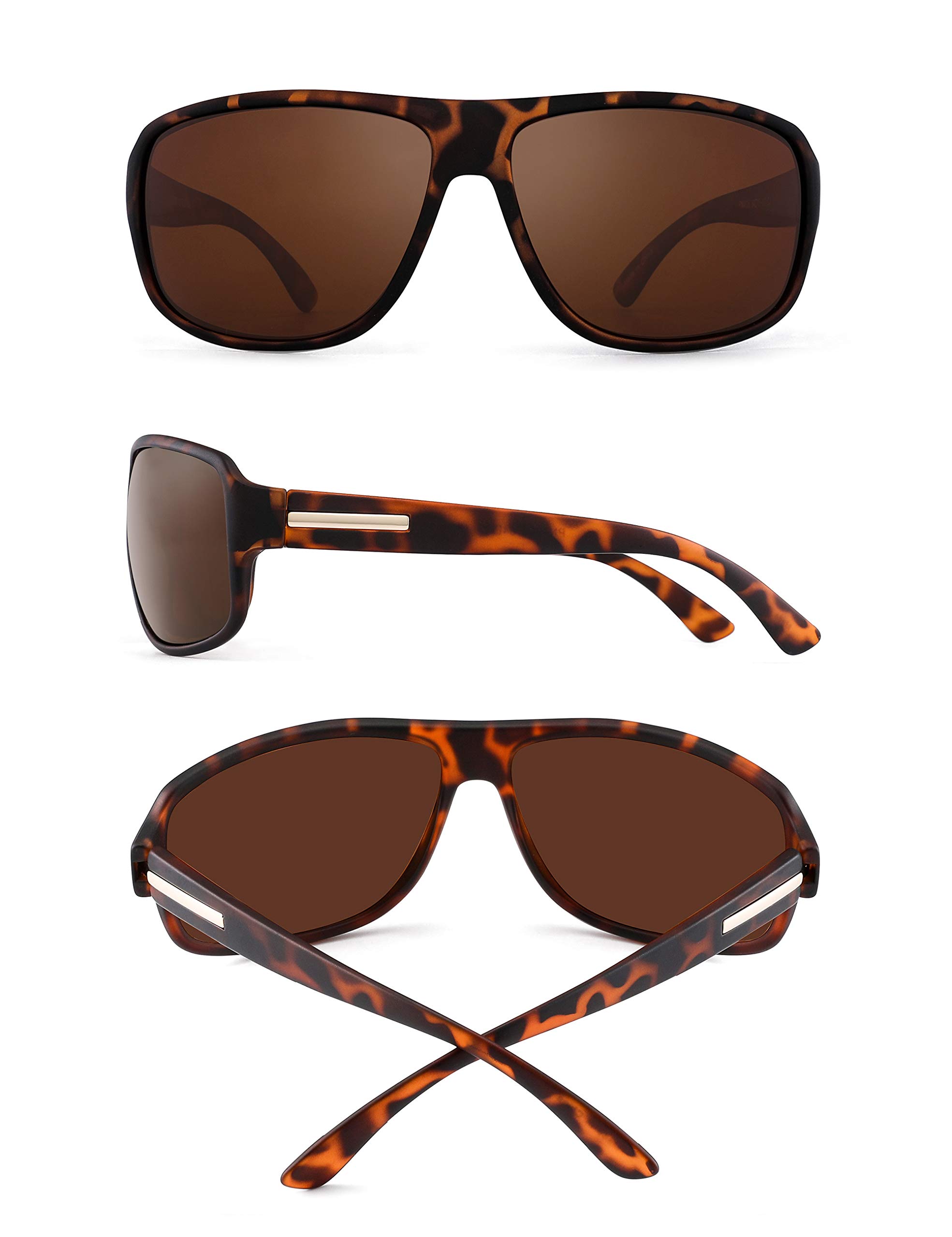 Glindar occhiali da sole polarizzati sportivi unisex