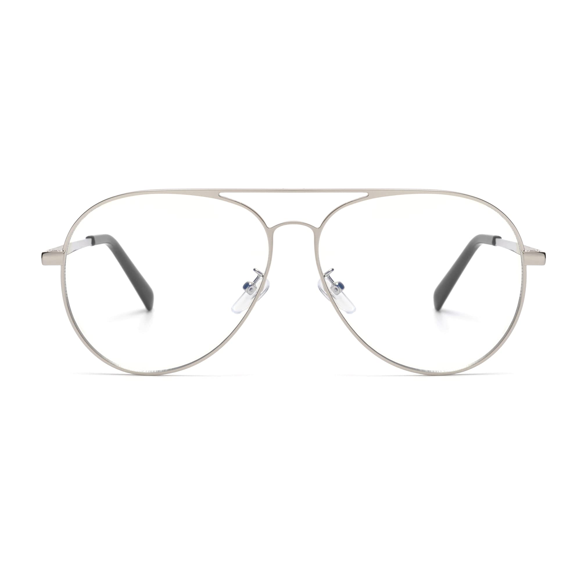 Glindar occhiali luce blu computer unisex metallo