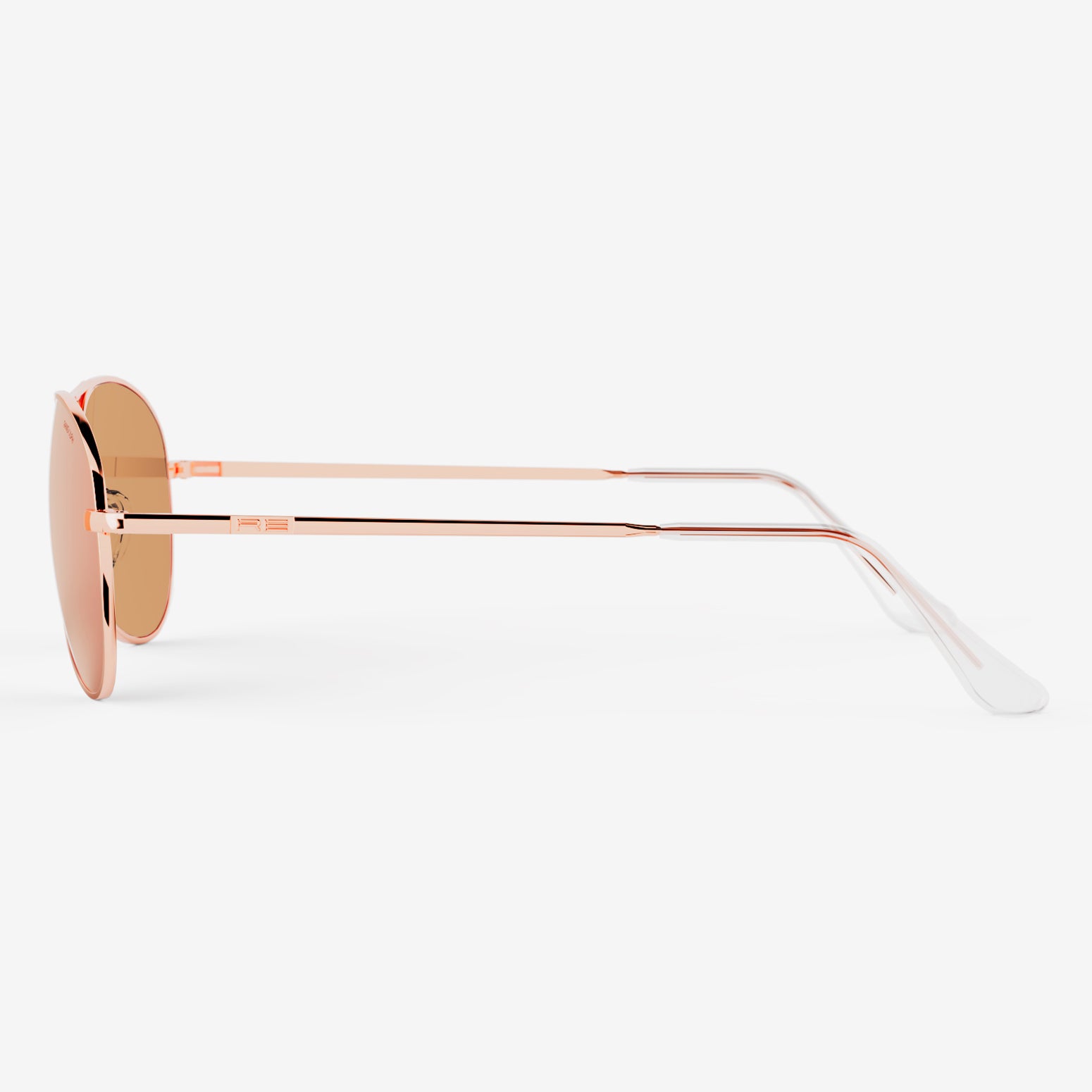 Randolph Amelia 22K Rose Gold & Rose Gold occhiali da sole 57mm