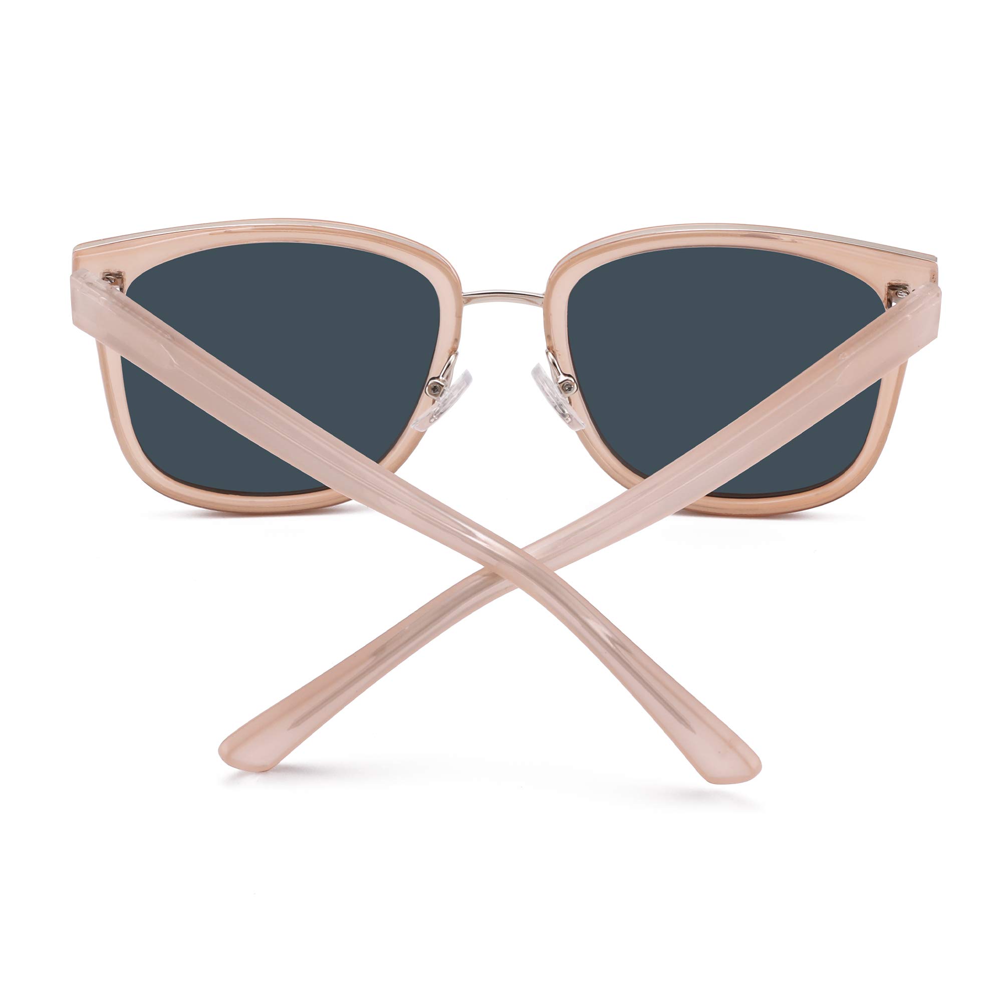 Glindar occhiali da sole quadrati donna vintage polarizzati