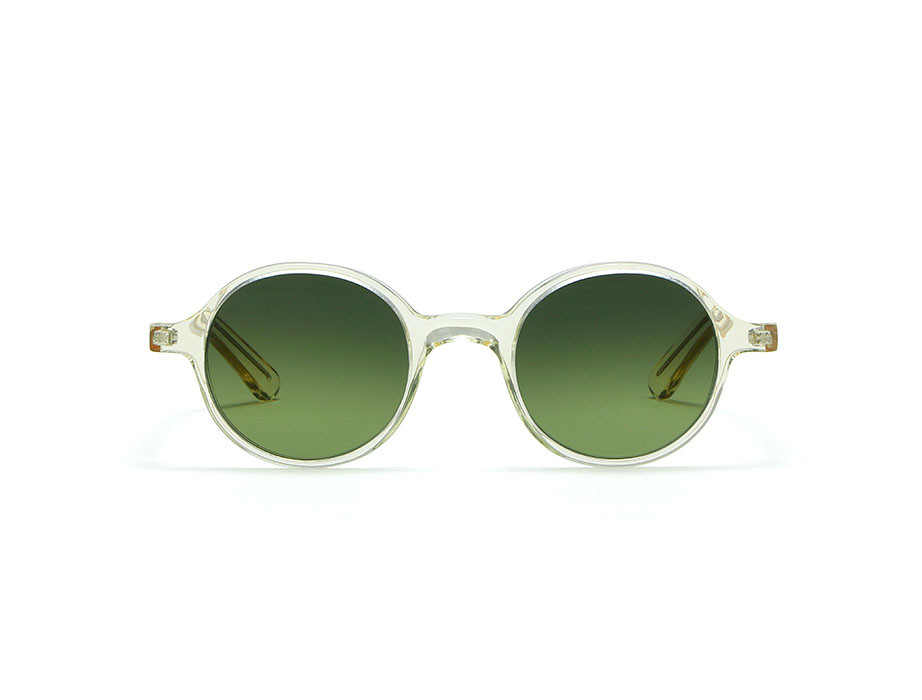 L.G.R Reunion occhiali da sole Champagne lente verde sfumata
