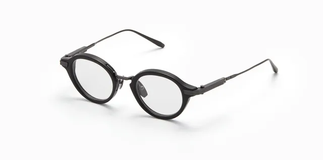 Akoni Horizon Copernico occhiali da vista nero opaco rotondi