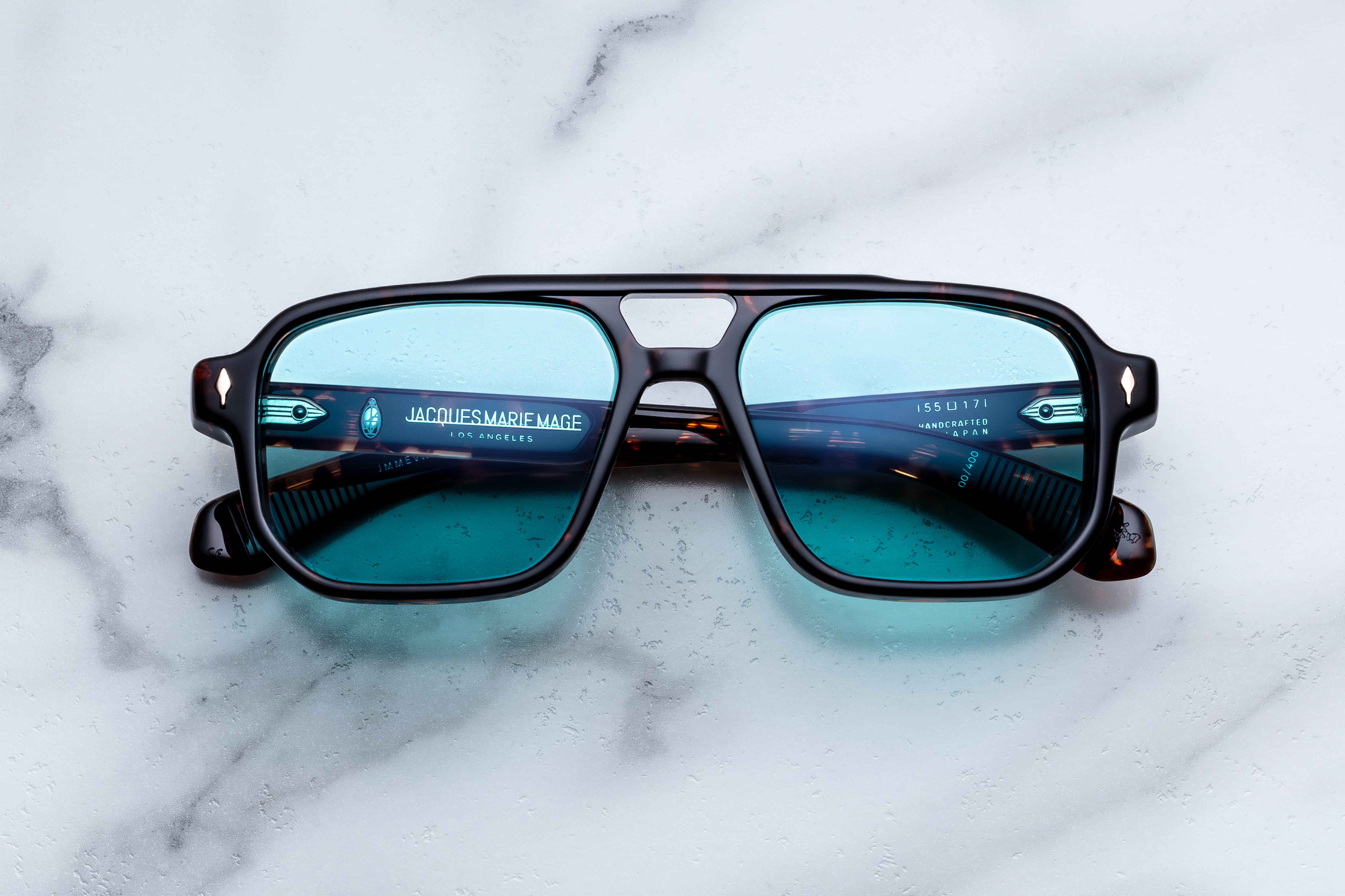 Jacques Marie Mage Evans H24-Aegen occhiali da sole blu