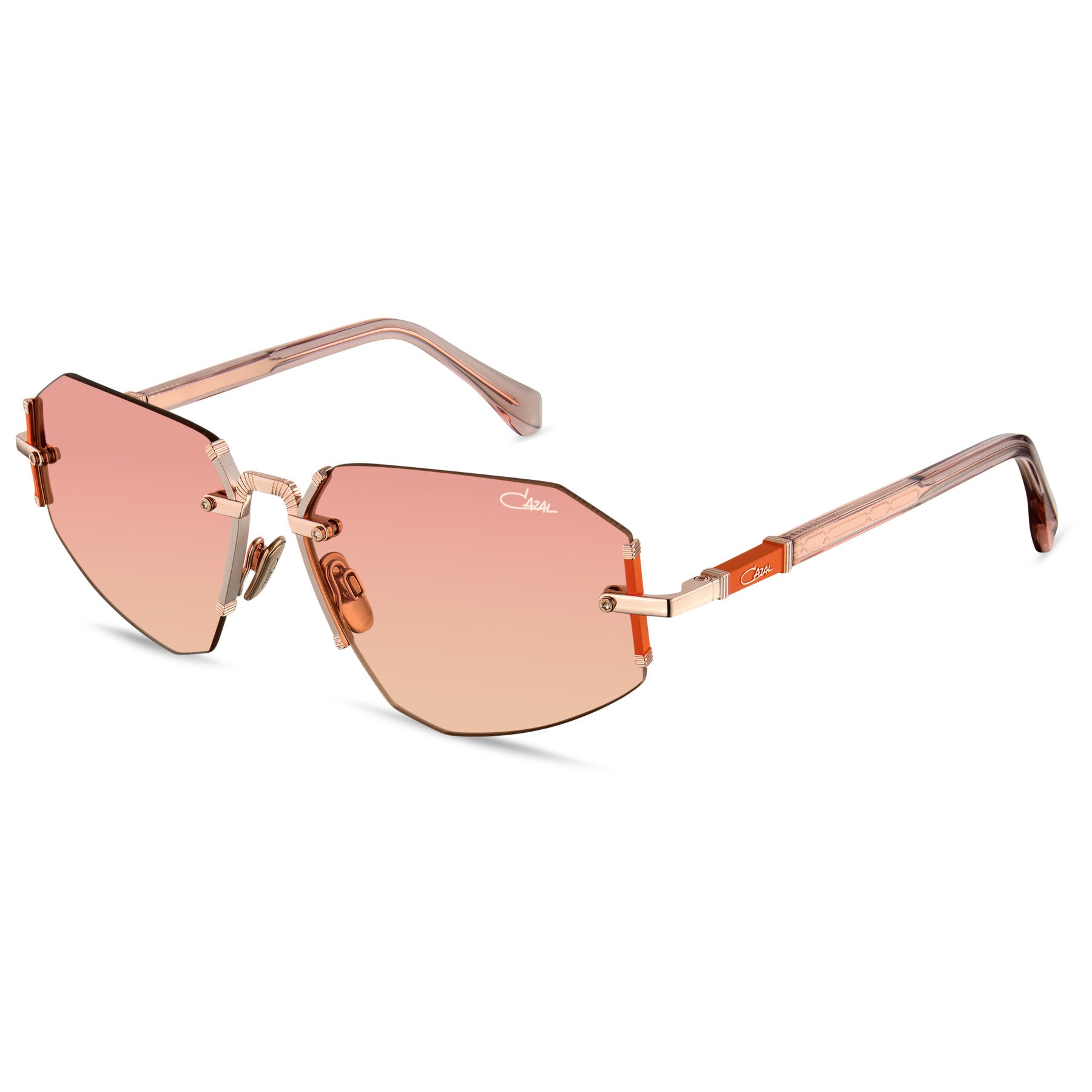Cazal 9500 MOD 9509 occhiali da sole oro rosa donna
