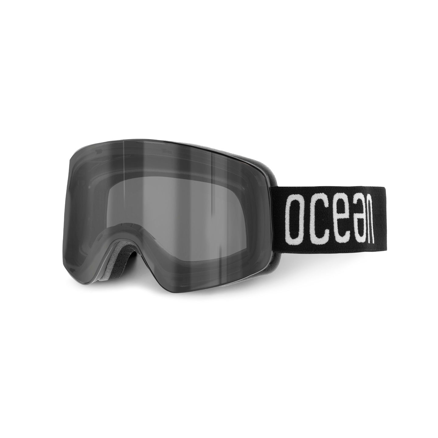 Ocean Parbat maschera da sci nera lente smoke