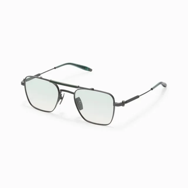 Akoni Horizon Europa occhiali da sole Brushed Black Iron metallo
