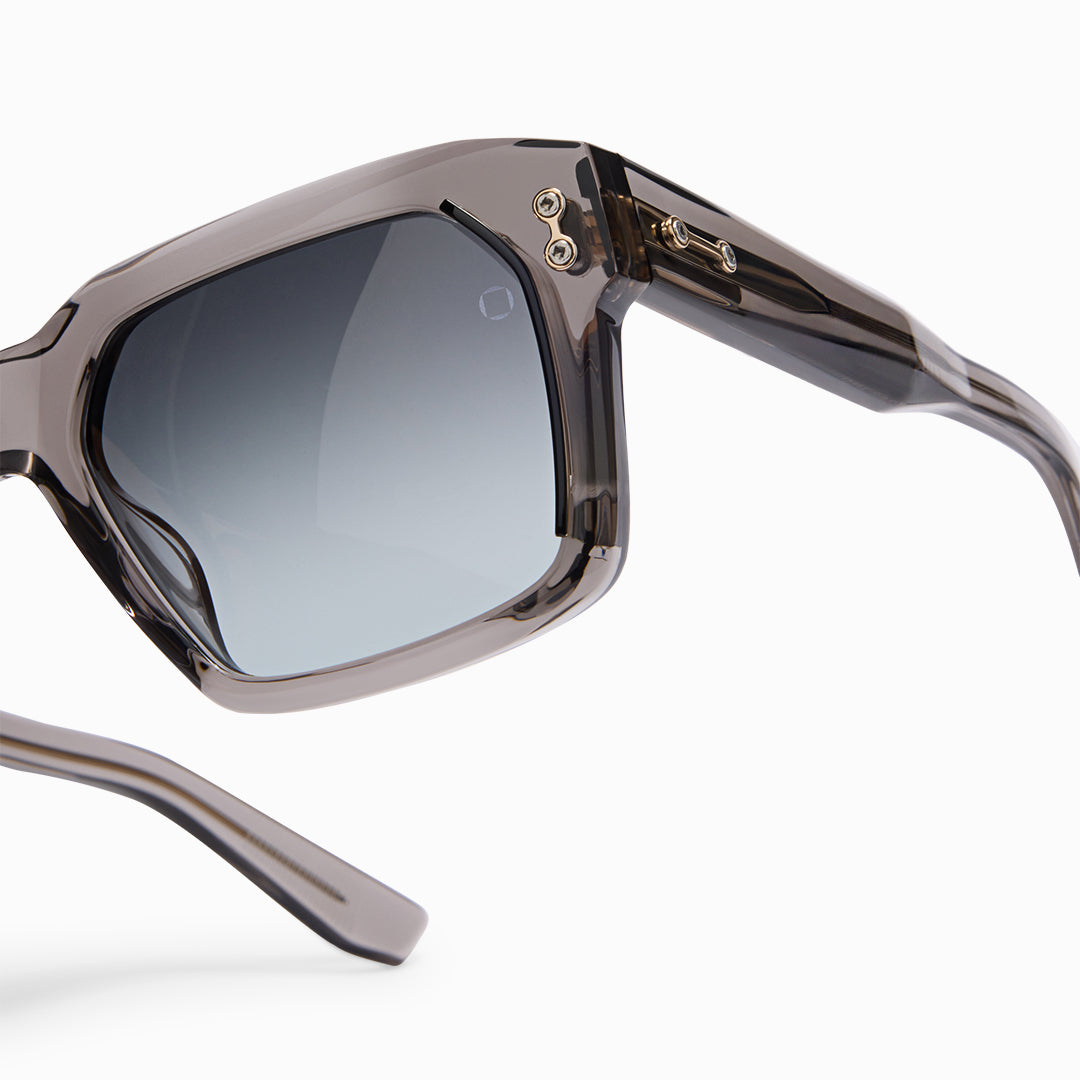 Akoni Horizon Pegasus-Two occhiali da sole Crystal Grey titanio
