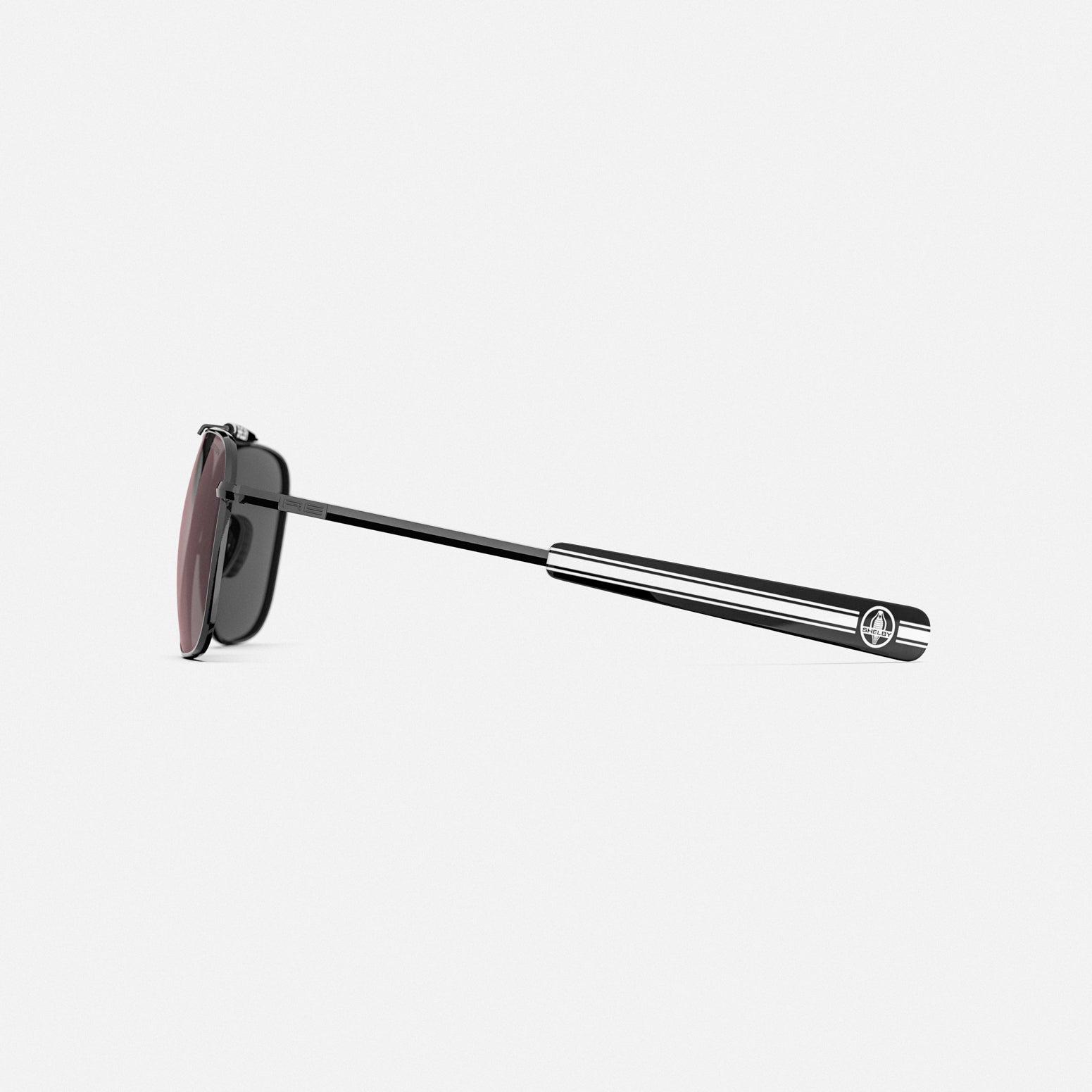 Randolph Shelby Aviator II occhiali da sole neri Apex Gray