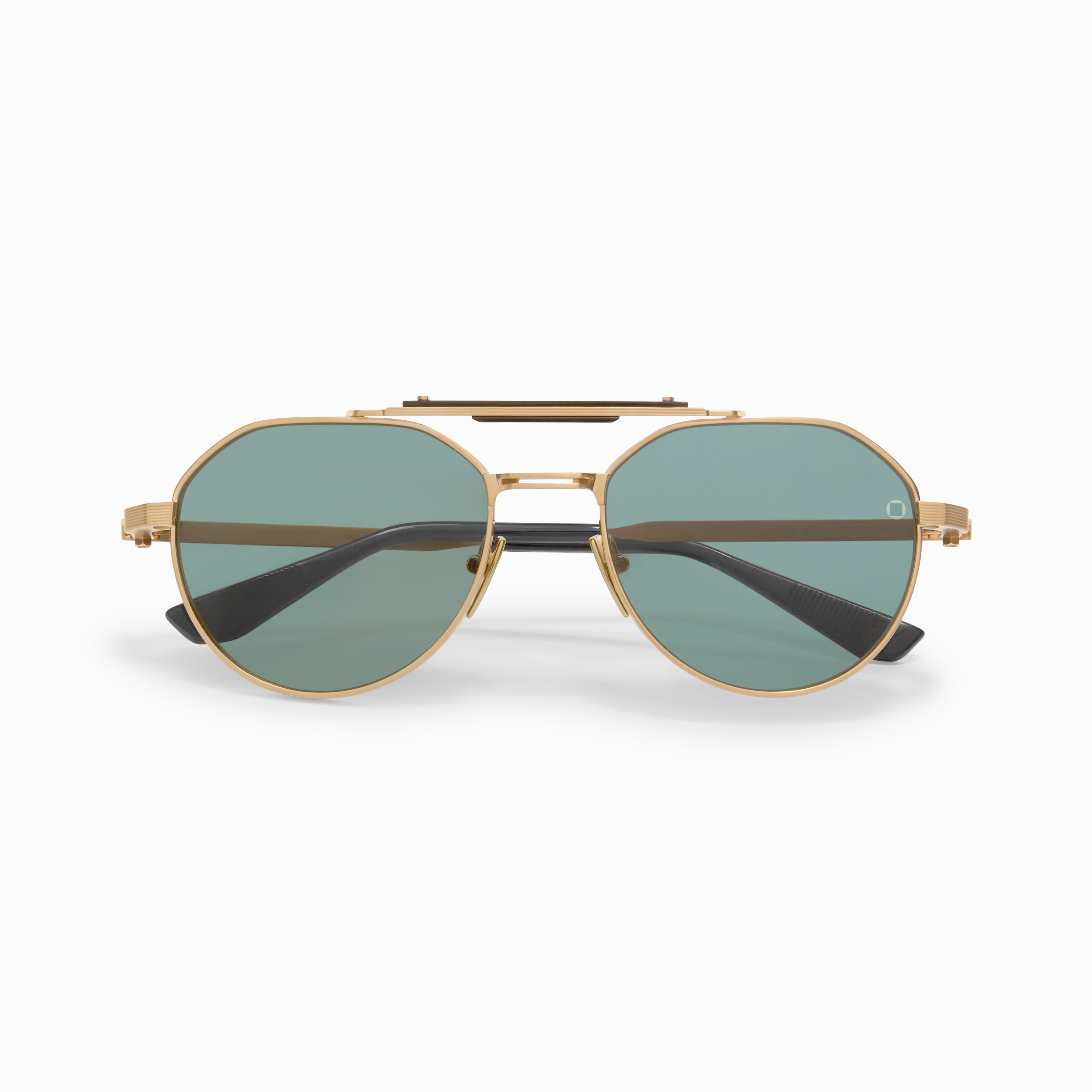 Akoni Horizon Astrolis occhiali da sole Brushed 12k Gold titanio