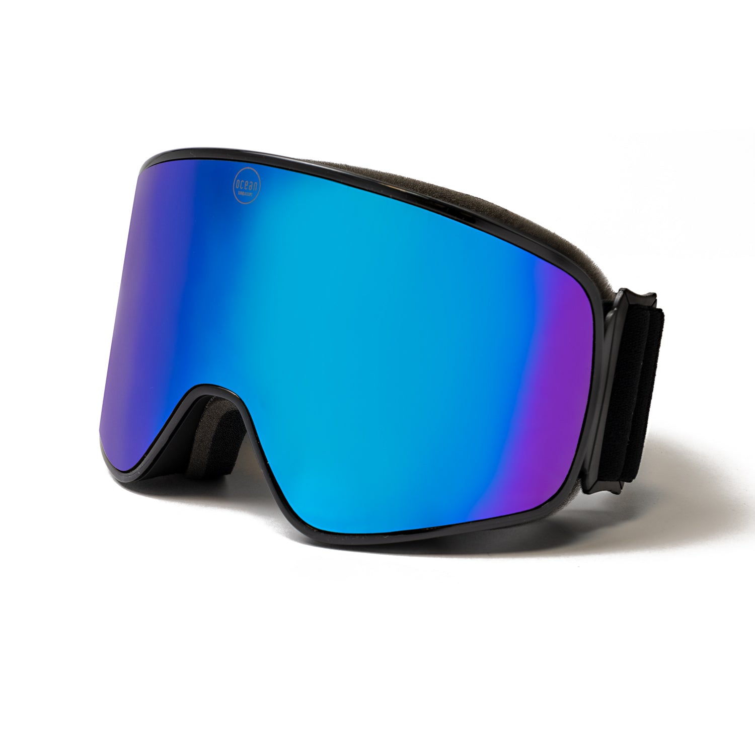 Ocean Aspen maschera sci nera lente fumo