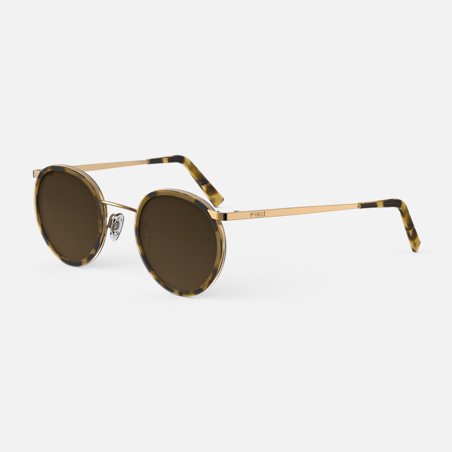 Randolph P3 Fusion occhiali da sole 51mm oro tartarugato