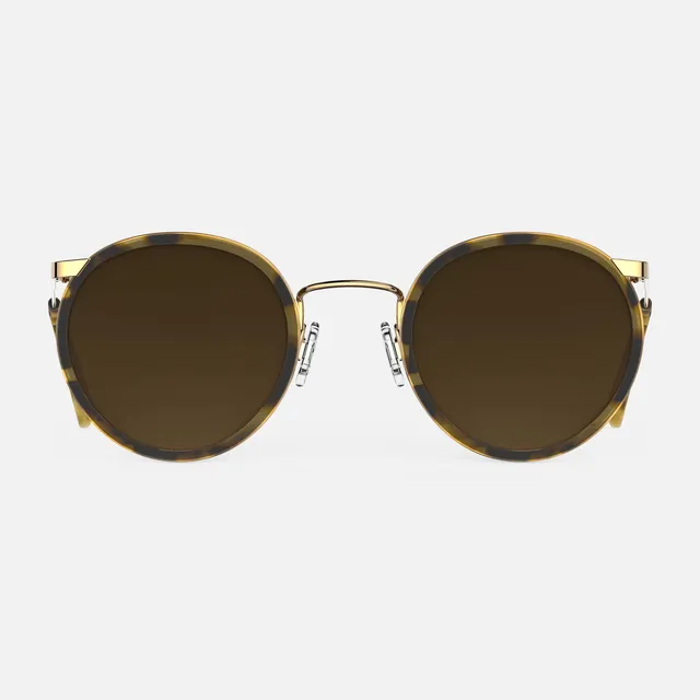Randolph P3 Fusion occhiali da sole 51mm oro tartarugato