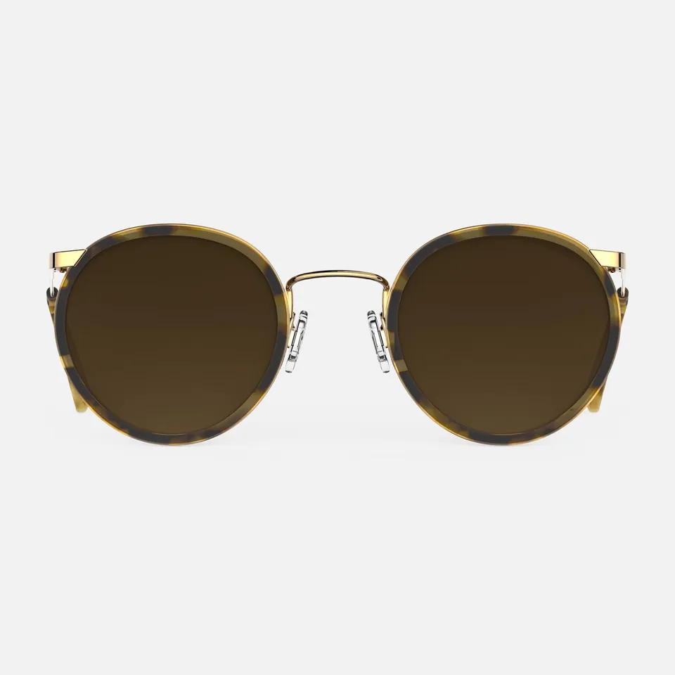 Randolph P3 Fusion occhiali da sole 51mm oro tartarugato