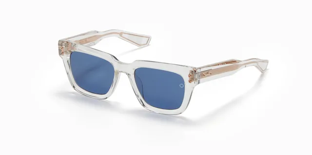 Akoni Horizon Pyxis occhiali da sole Crystal Clear acetato