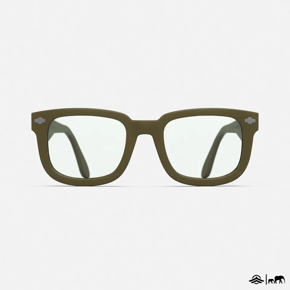 Randolph P-51 occhiali da sole acetato verde regular non polarizzate