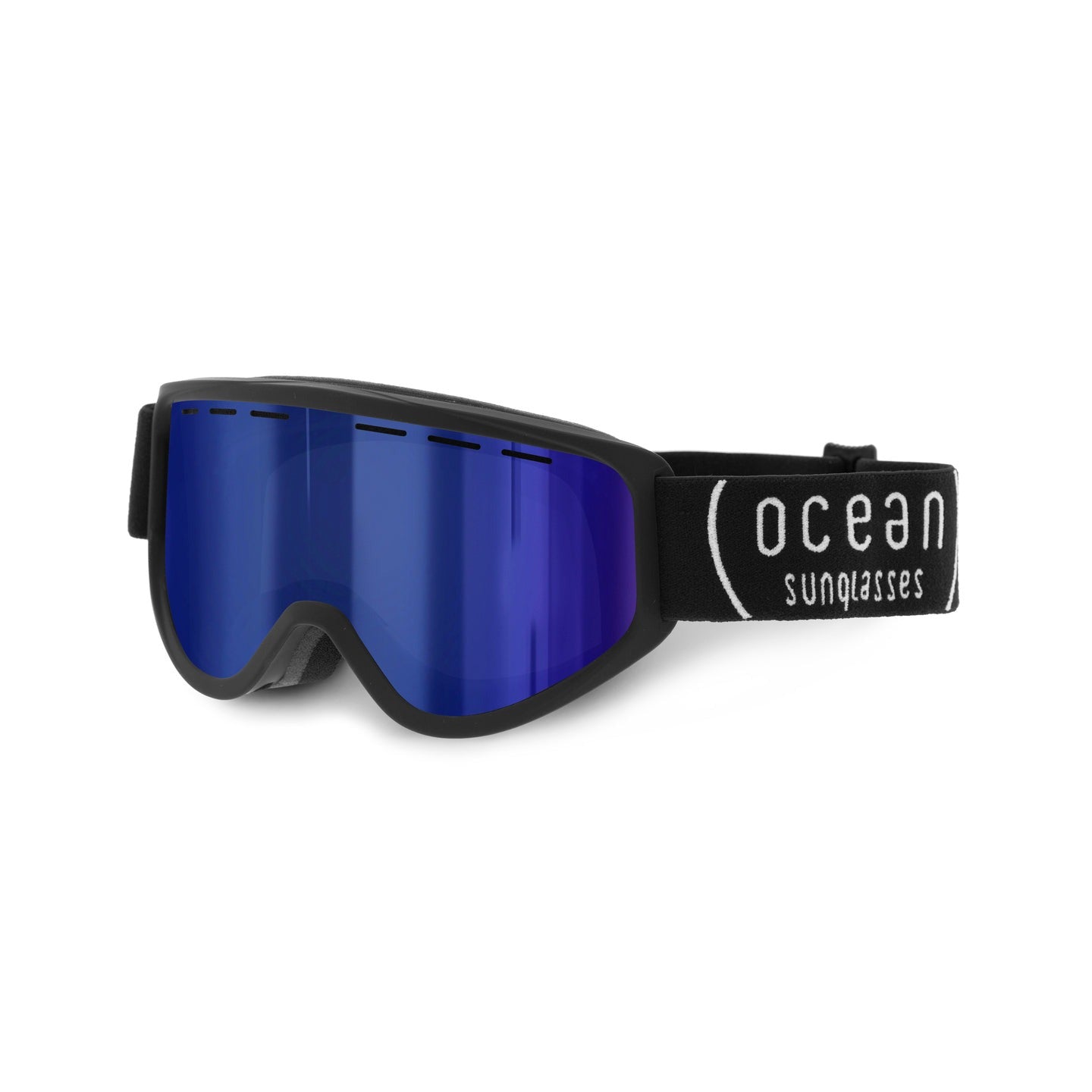 Ocean Sunglasses Ice maschera da sci bambino nera smoke