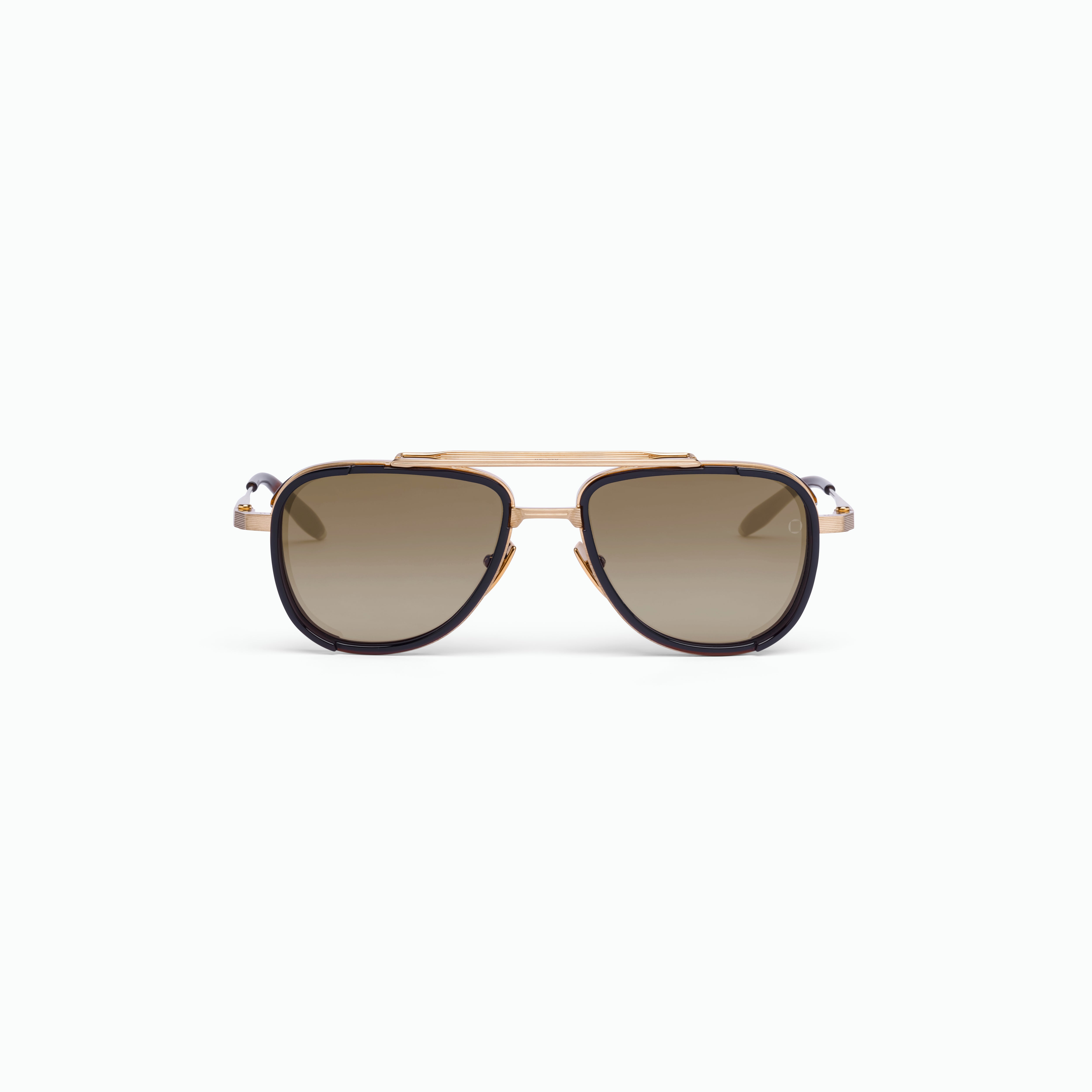 Akoni Spitzer occhiali da sole Brushed Gold triplo ponte